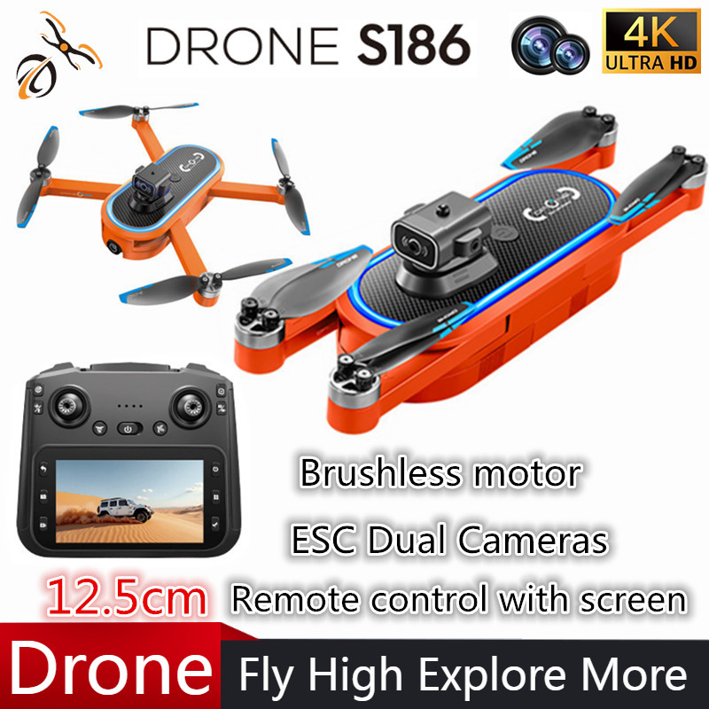 Drone Camera Professional - 2025 S186 Drone Professionale 4K HD